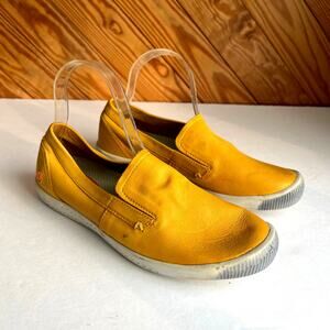 SOFTINOS Fly London Ita Slip on Shoe Loafer Yellow